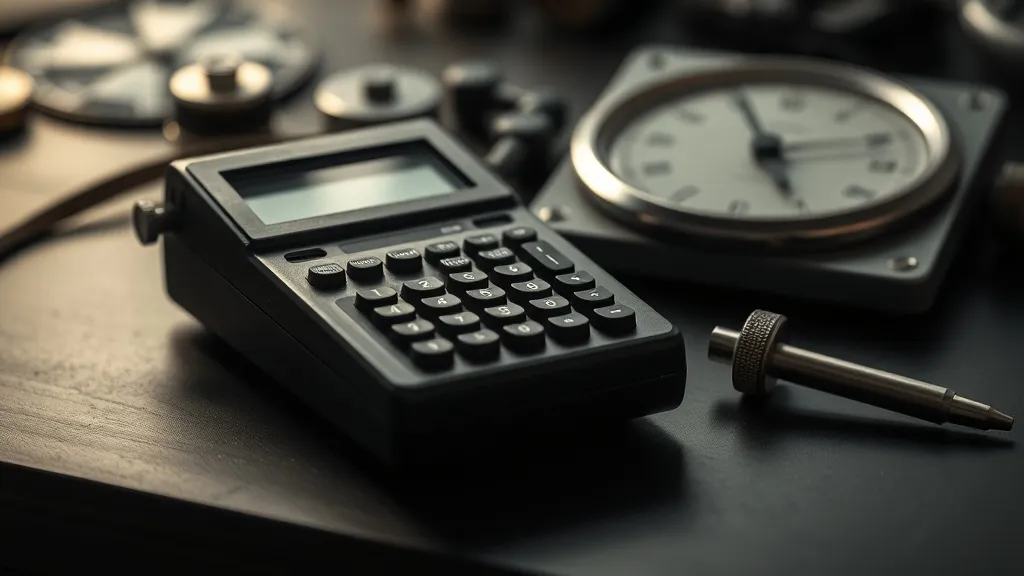 A high-contrast macro photography of a vintage mechanical ca