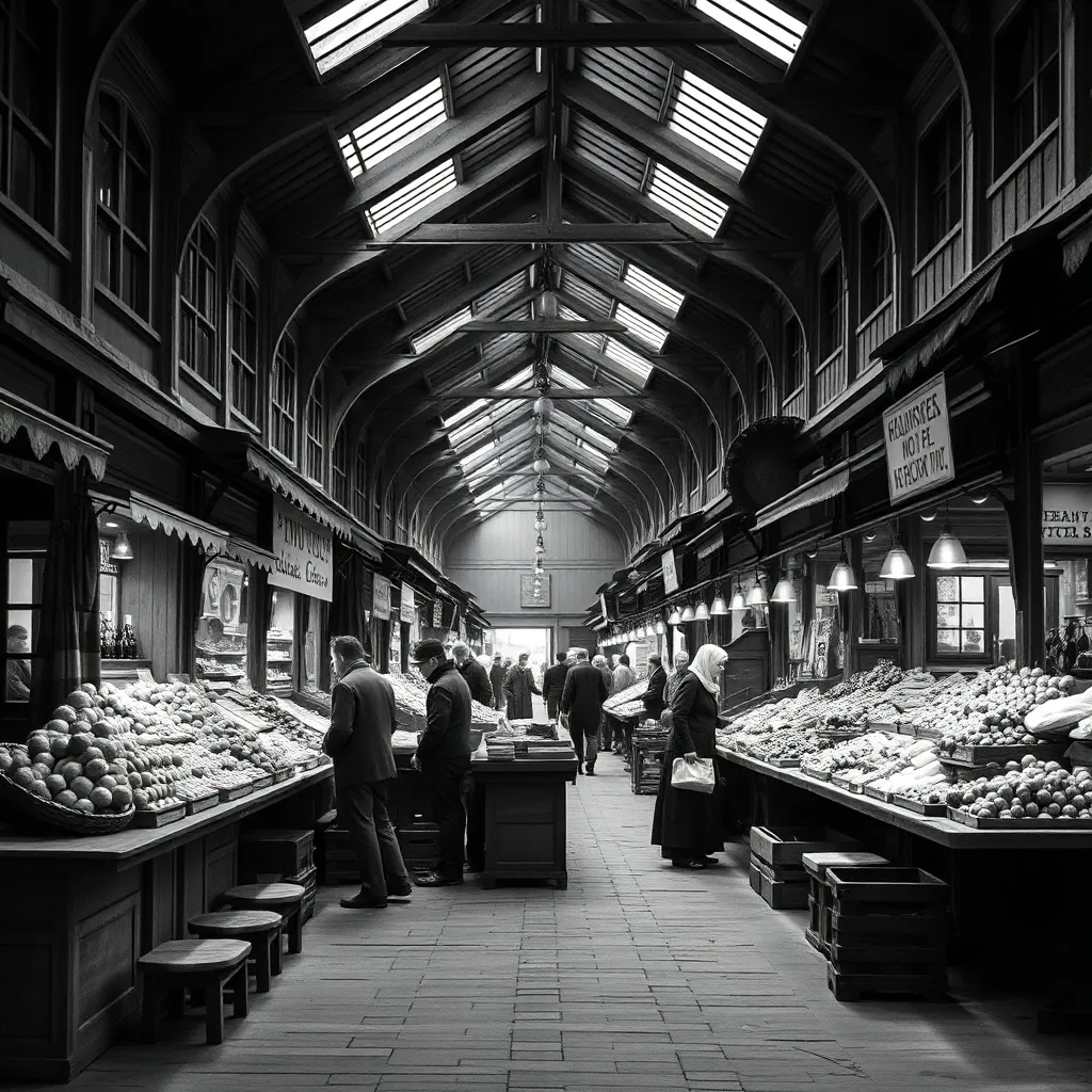 A vintage black and white photo of a 19th century European m